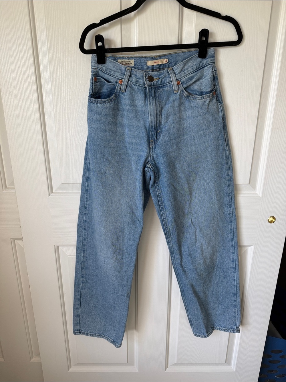 Levi's Light Blue Women's Relaxed Straight Dad Jeans